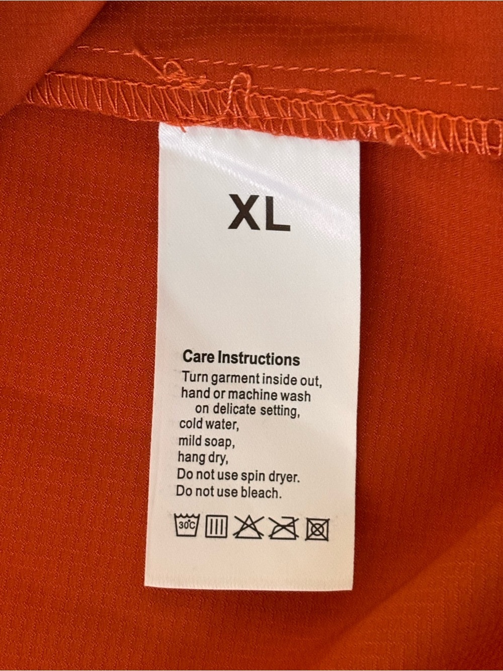 Salt Water Social Burnt Orange Woven Trim Fishing Camp Shirt XL - Picture 4 of 5